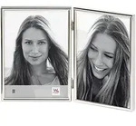 Walther Design Wd219s Chloe - Doppelter Portraitrahmen, Silber, 2 X 9 X 13 Cm