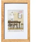 Fiorito Holzrahmen Kunstglas, 50x60 Cm, Eiche Hell