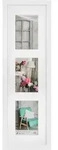 Stockholm Holzgalerie 3x10x15 Weiss