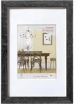 Fiorito Holzrahmen Kunstglas, 60x80 Cm, Dunkelgrau