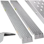 Deuba - Monzana&reg; 2x Auffahrrampe 400 Kg Tragf&auml;higkeit Galvanisierter Stahl