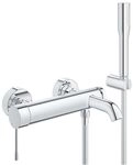 Grohe Eh-wannenbatterie Essence 252491 Mit Brausegarnitur Chrom, 25249001