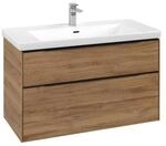 Villeroy & Boch Subway 3.0 Waschbeckenunterschrank, 2 Ausz&uuml;ge,