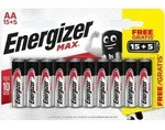 Energizer - Alkaline Max Batterie Mignon Aa 1,5 V, 15 + 5 Pack Batterien, Akkus &