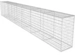 Vidaxl - Gabionenwand Mit Abdeckung 600x50x100cm Gabione Steinkorb Drahtkorb