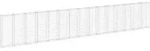 Gabionwand Mit Deckeln Galvanisiertes Stahl 900x30x150 Cm