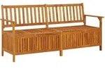 Truhenbank 170 Cm Massivholz Akazie - Vidaxl