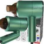 Adler Haartrockner Ad 2265 1100 W 2 Temperaturstufen Gr&uuml;n