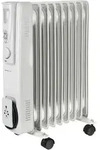 Lradiator Wei&szlig; 9 Rippen, 2000 Watt Heizger&auml;te - Emerio