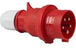 Cee Phasenwendestecker 400v 32a 5-polig 6h Rot Ip44
