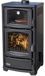 Teba - Eek A Kaminofen Mit Backfach Ts 16 Mehrfachbelegung Holzofen 8 Kw Kamin Ofen