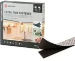 Fp - Velcro Klettband Extra Thin Fastener 20mm X 5m, Schwarz