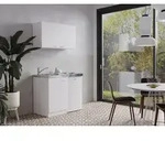 K&uuml;che Minik&uuml;che Singlek&uuml;che K&uuml;chenzeile Pantry Wei&szlig; Levin 100 Cm Respekta
