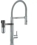 Franke - Sp&uuml;ltischarmatur Vital Tap Mit Filter, Flexiblem Arm Und Brause, Chrom/gun