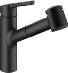 Banyo - Kwc Sp&uuml;ltischmischer Luna E Mit Ausziehbarer Geschirrbrause - Matt Black -