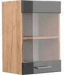 Vicco - K&uuml;chenglasschrank R-line, Anthrazit Hochglanz, 40 Cm
