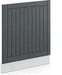 Frontblende Fame-line, Anthrazit Landhaus, 60 Cm Ohne Arbeitsplatte, Vicco