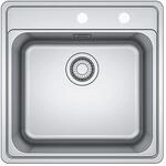 Franke Einbaubecken Bell Bcx 210-51 Edelstahl Excenterbedienung