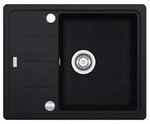 Franke Einbausp&uuml;le Basis Bfg 611-62 Fragranit Black Matt