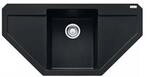 Franke Einbausp&uuml;le Maris Mrg 612-97 E Fragranit+ Black Matt, Excenterbedienung