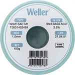 Weller - T0051402499 L&ouml;tzinn, Bleifrei Spule, Bleifrei Sn3,0ag0,5cu 100 G 1 Mm