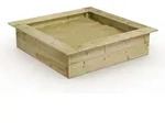 Wickey King Kong Sandkasten Sandkiste Mit Sitzbank Garten Kinder Buddelkiste - 120 X