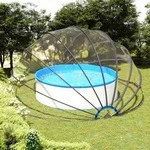 Pool-kuppel 559x275 Cm Vidaxl