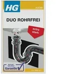 Hg - Duo Rohrfrei Extra Stark 2 X 500 Ml Abflussfrei Rohrreiniger 2-komponenten