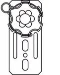 Motorlager Flansch Nr. 9703948 - Somfy