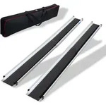 Trutzholm 2 X Teleskoprampe 90 - 152 Cm Traglast 272 Alu Grau Schwarz Antirutsch