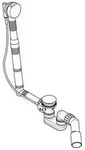Kludi - Rotexa 2000 Ab- Und &Uuml;berlaufgarnitur G 1 1/2, Chrom,