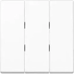 Jung Wippe 3fach, Thermoplast, Serie A, Alpinwei&szlig; A593bfww