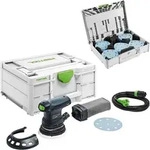 Festool Exzenterschleif Ets 125 Req-plus Schleifmittel Systainer3 Granat Sys-stf