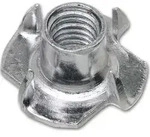 Vasalat - Parco Einschlagmuttern Mit 4 Einschlagspitzen M8 X 11 Mm, Verzinkt, 100