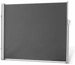 Leco - Ausziehbare Seitenmarkise, Aluminium-stahlrohr-mix, Anthrazit, 180 X 300 Cm (h