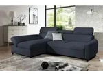 Ecksofa Schlafsofa Sofa Anton Xs In Stoff Esito Dunkelblau Ottomane Links