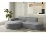 Ecksofa Designersofa Palma Xs In Stoff Opera Velvet Grau Ottomane Links