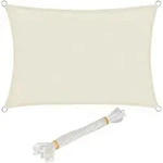 Woltu Sonnensegel Sonnenschutz Pes Windschutz Uv Schutz Creme 5x7m