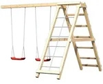Akubi Schaukelanbau Doppel F&uuml;r Lotti,danny+luis,natur