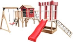 Home Deluxe - Spielpark Inkl. Schaukel Und Rutsche Wunderland - 555 X 340 Cm