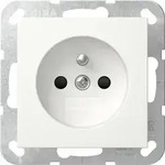 Gira Steckd. Erdstift + Sp System 55 Reinwei&szlig; [448503], 4485 03