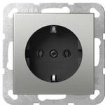 Gira Schuko-steckdose 4466600 Edelstahl Ohne Krallen