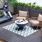 Outsunny - Outdoor Teppich Wetterfest Outdoorteppich Carpet Outdoor-teppich F&uuml;r