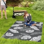 Outsunny Outdoor-teppich, Campingteppich Mit Doppelseitigem Design, Wetterfester