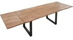 Sam Outillage - Baumkantentisch Akazie Stonefarben 200 (300) X 100 Cm...
