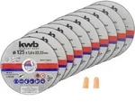Kwb - Trennscheiben-set, 712022, 125x1,0 Mm, 10 St&uuml;ck