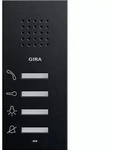 Gira Wohnungsstation Ap System 55 Schwarz M [1250005], 1250 005
