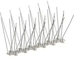 Sarei - Taubenschutz Typ 2 Edelstahl 11 X 33,3 Cm Vogelschutz Taubenabwehr Spikes