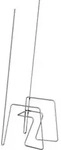 Sarei - Taubenabwehr Typ 4 Spikes 4,5 X 13,5 Cm Stahl Dachabschl&uuml;sse