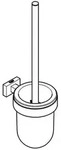 Grohe Wc-b&uuml;rstengarnitur Essentials Cube Wandmont., Verd. Befestigung, Supersteel